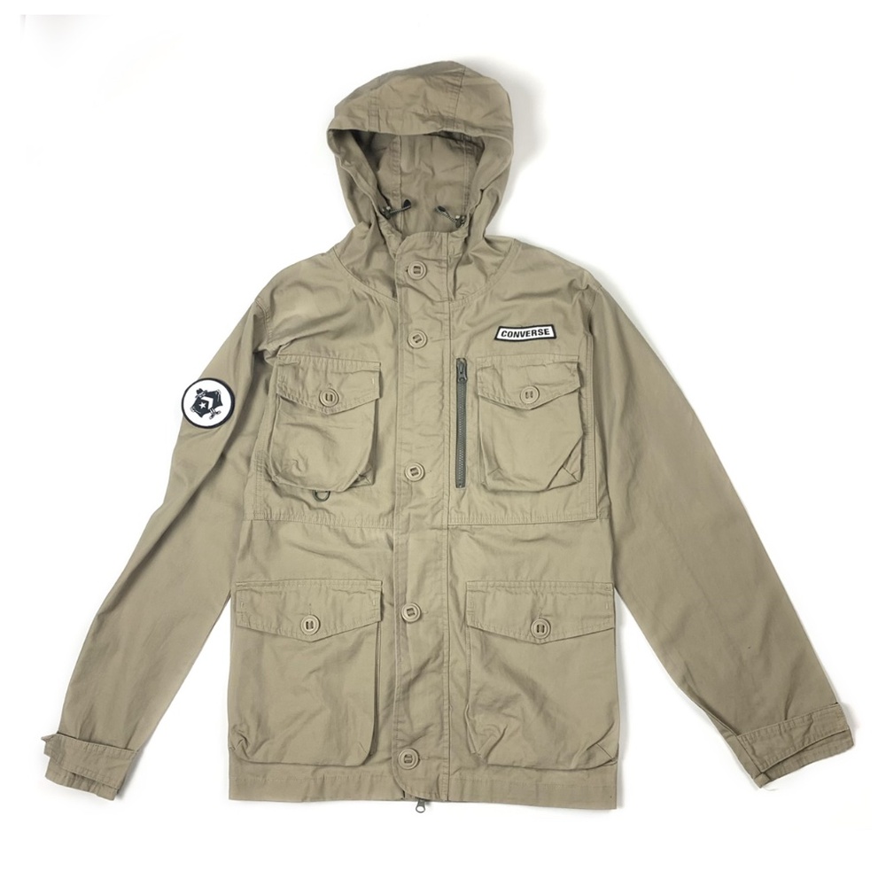Converse jacket Men Utility Military Tan New With Tags